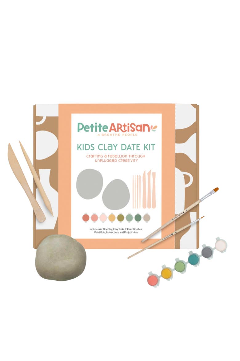 Petite Artisan Clay Date Clay Kit for 2, Main, color, Multicolor