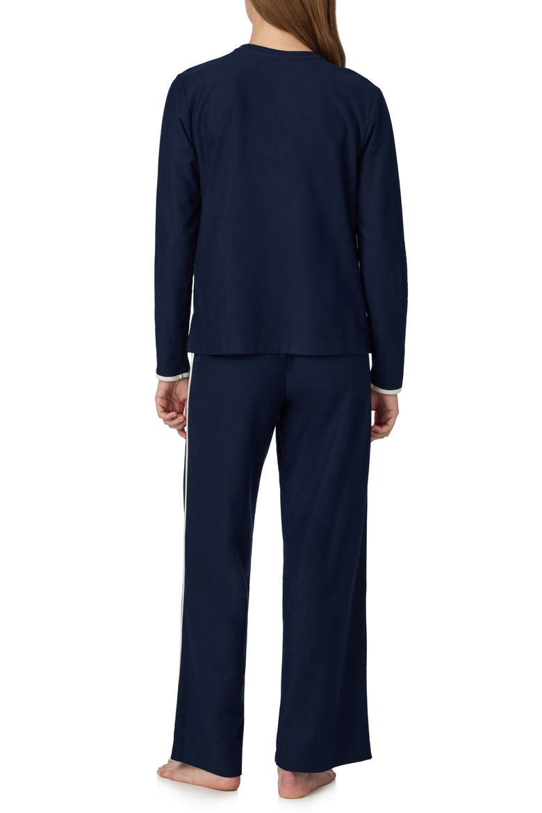 Long Sleeve Crewneck Pajama Set, Alternate, color, NAVY