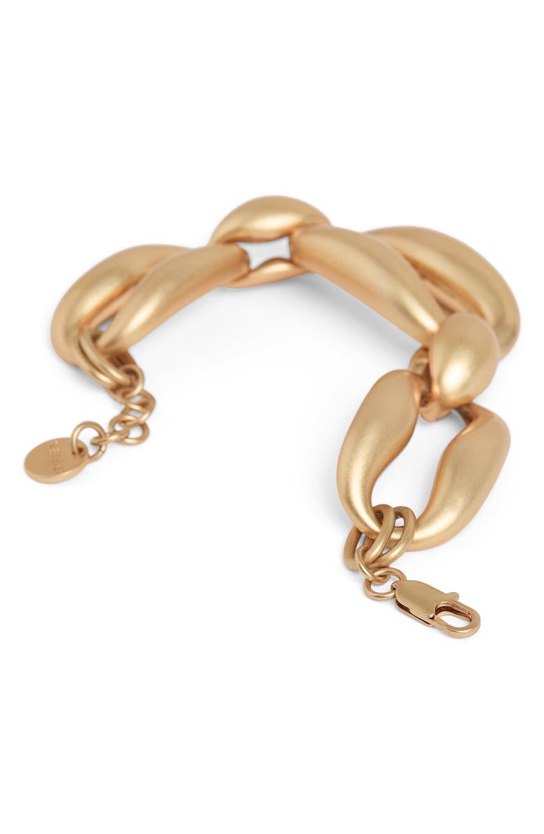 Reiss Lara Link Bracelet, Alternate, color, Gold Tone