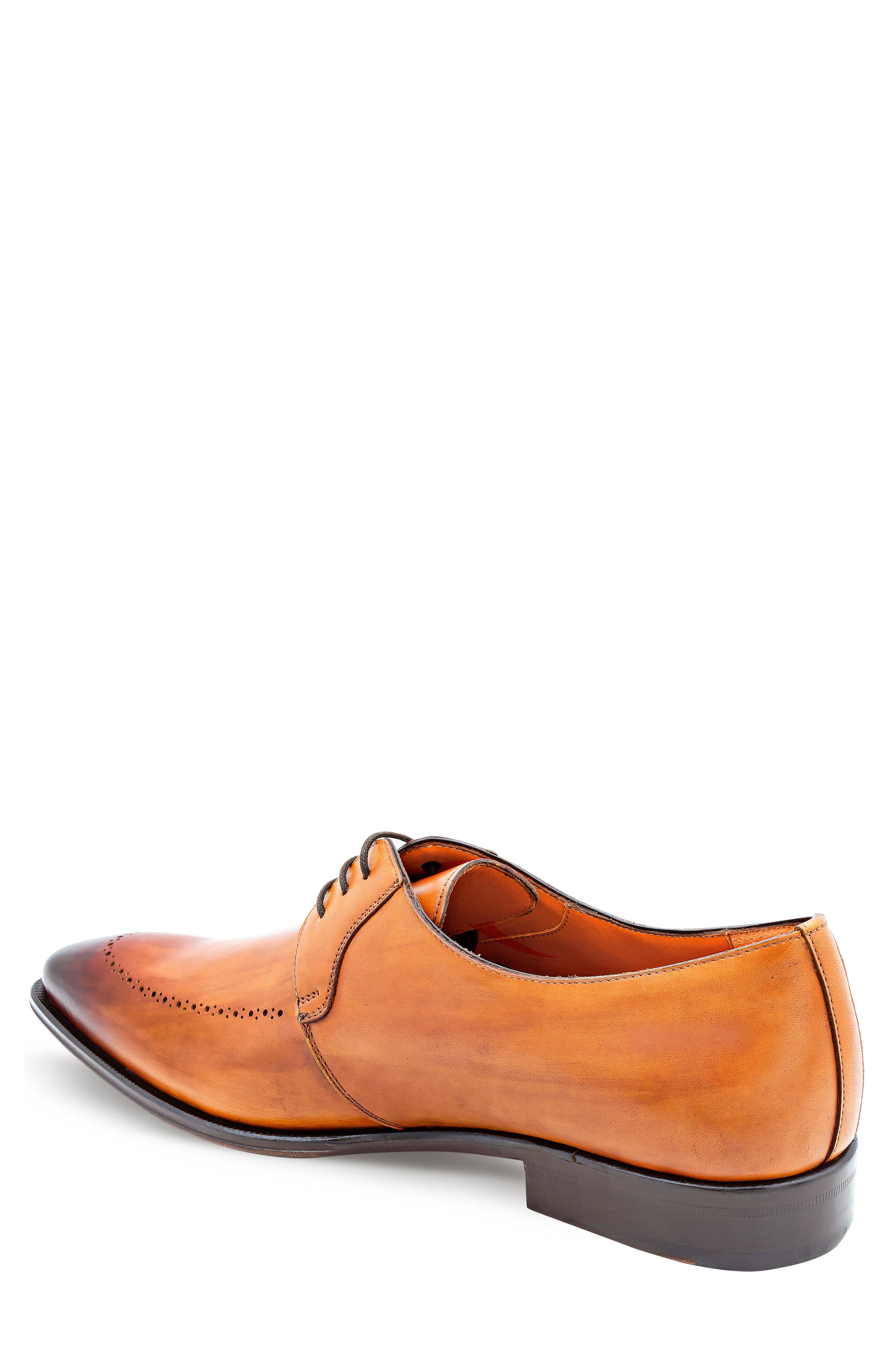 Apron Toe Derby, Alternate, color, COGNAC RUST