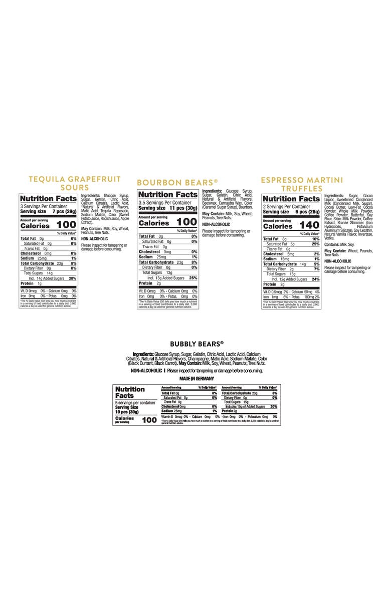 sugarfina Cocktail Bubbles Bundle, Alternate, color, 