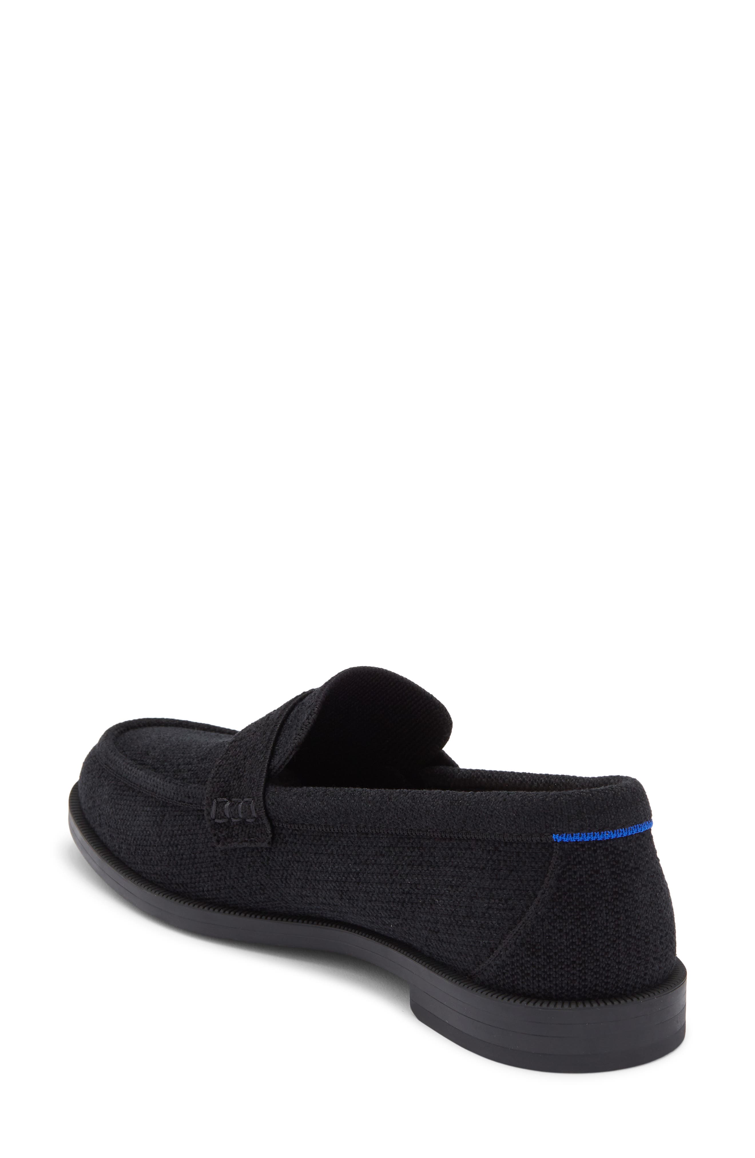 Rothy's The ReVelvet<sup>™</sup> Penny Loafer, Alternate, color, Revelvet Black