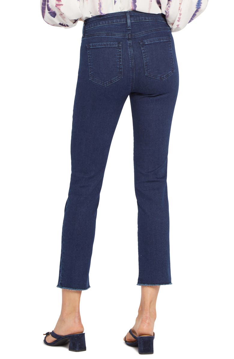 NYDJ Sheri Ankle Fray Hem Slim Jeans, Alternate, color, Mystique