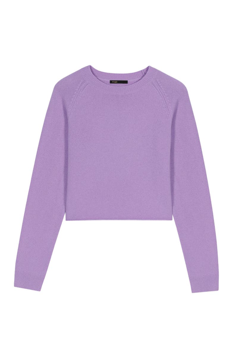 maje Short cashmere sweater, Alternate, color,