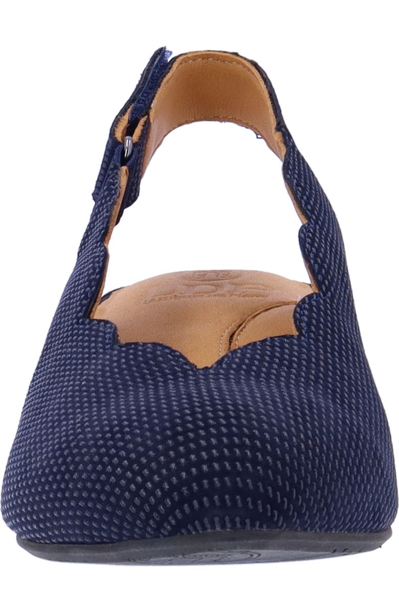 L'Amour des Pieds Hulda Slingback Kitten Heel Pump, Alternate, color, Navy