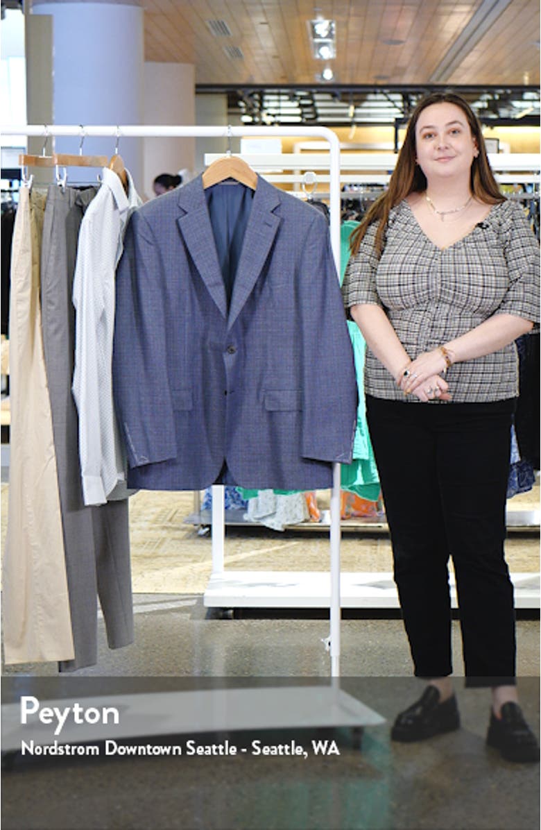 Siena Plaid Silk Sport Coat, sales video thumbnail