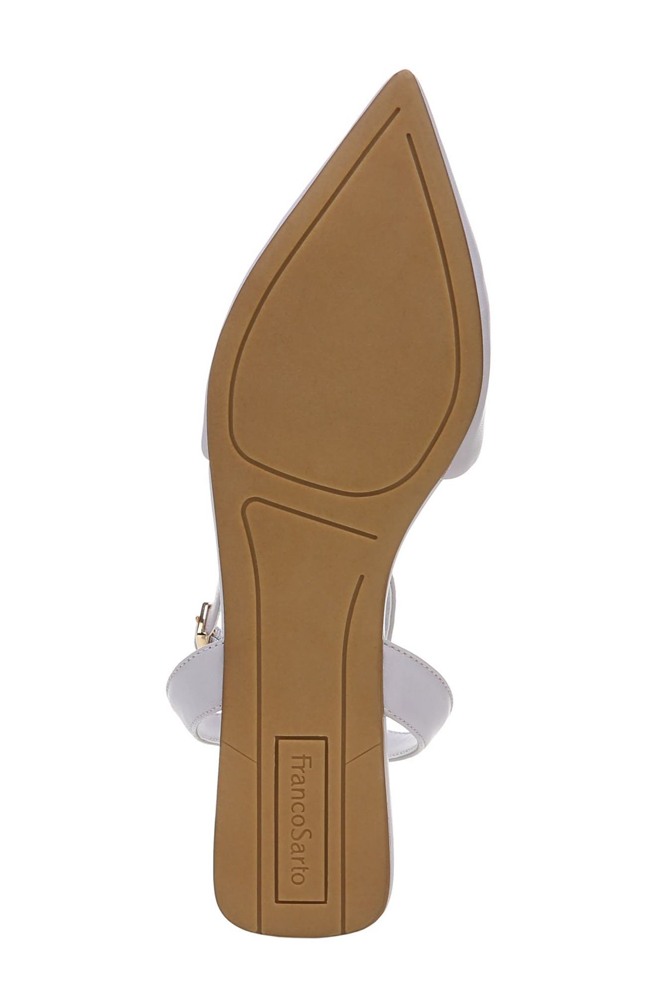 Cira Pointed Toe Ankle Strap Flat, Alternate, color, SOFT LILAC