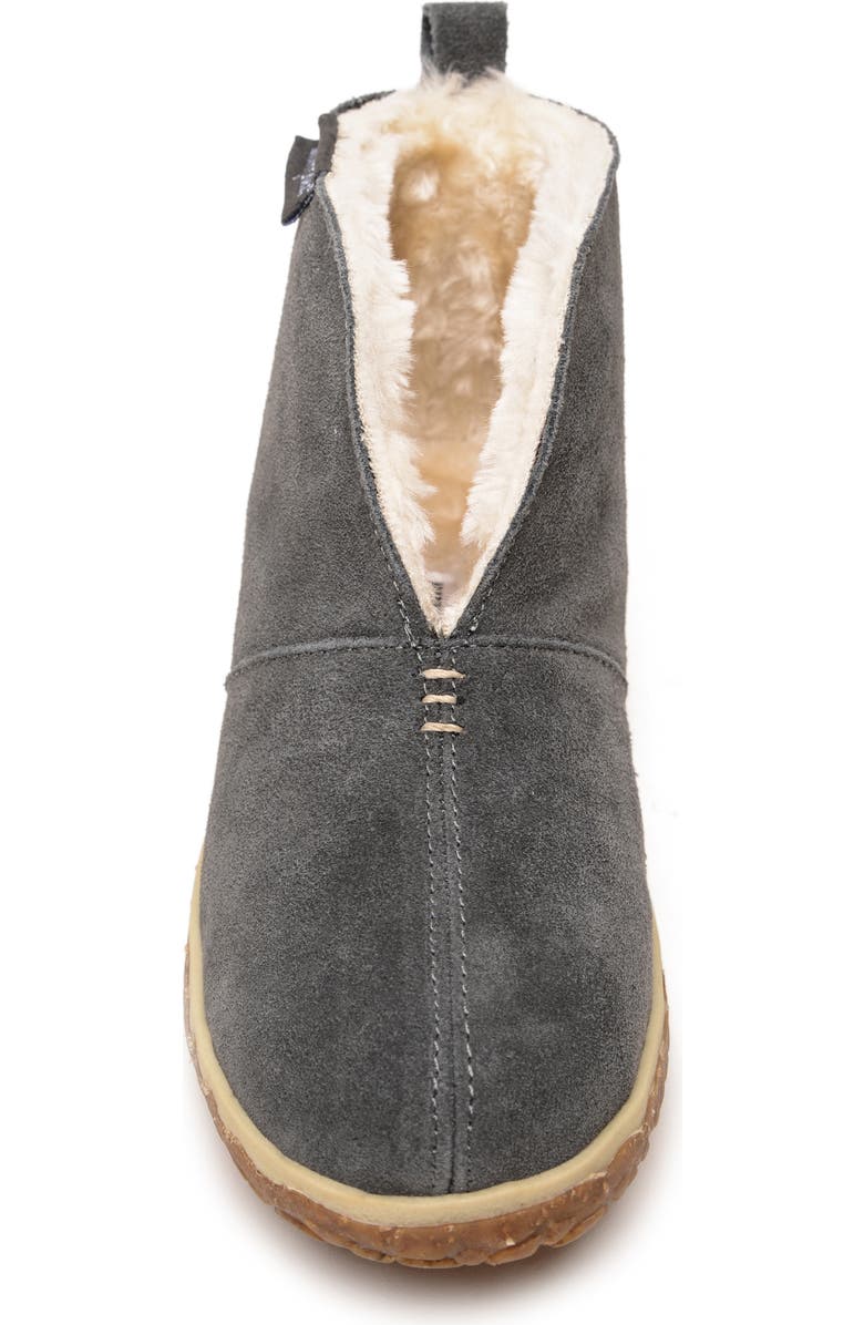 Minnetonka Tucson Faux Fur Lined Bootie, Alternate, color, Charcoal