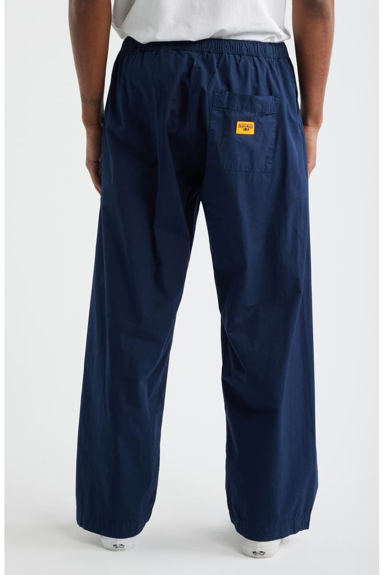 Easy Organic Cotton Canvas Chef Pants, Alternate, color, NAVY