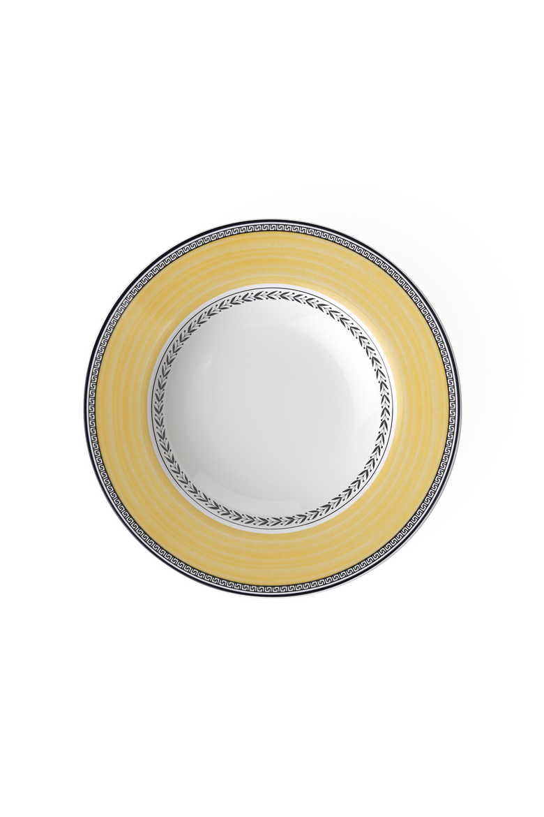 Audun Fleur Soup Bowl, Main, color, Yellow