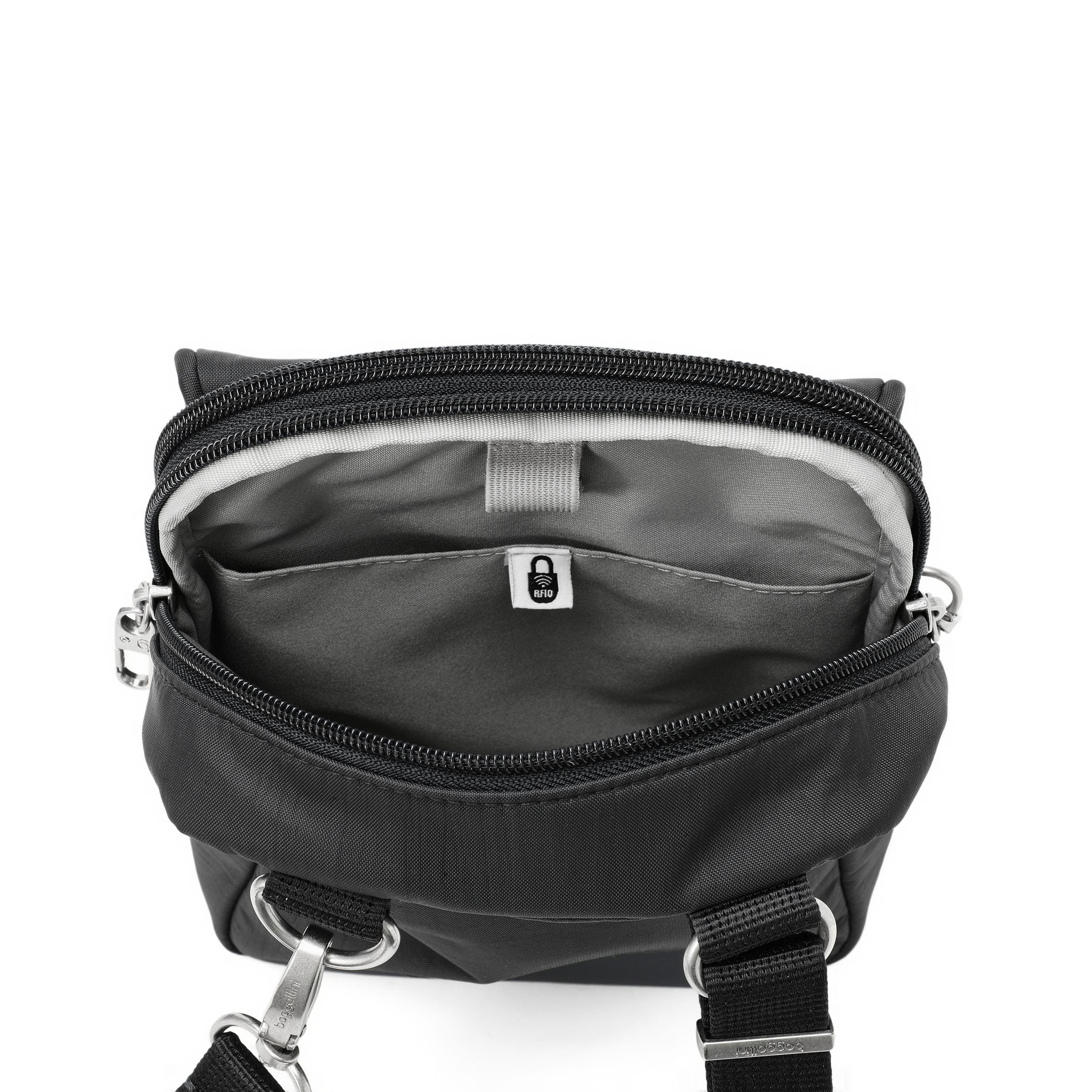 Securtex Journey Anti-Theft Mini Crossbody, Alternate, color, Black