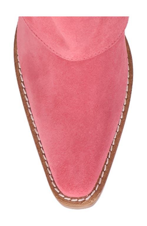 Dingo Marlie Fringe Boot In Pink