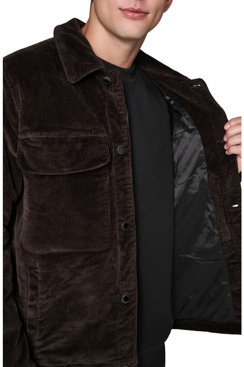 Corduroy Shirt Jacket, Alternate, color, BROWN