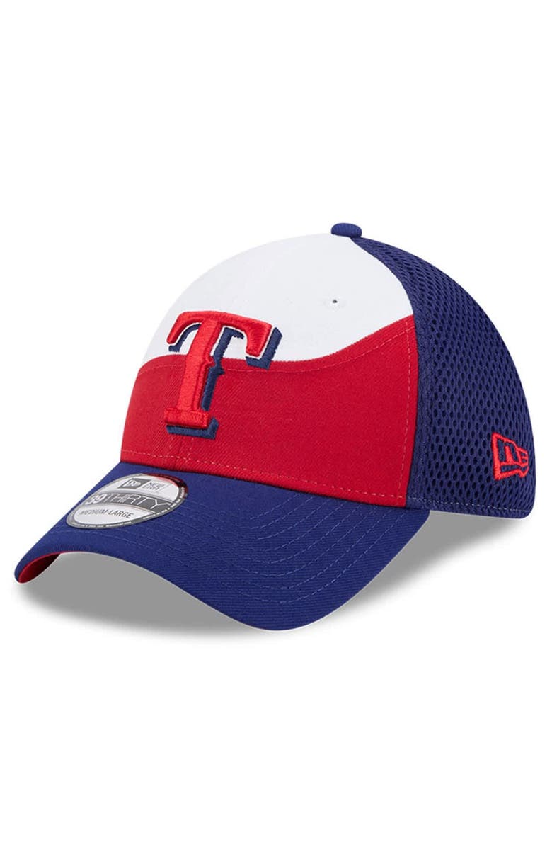 New Era Men's New Era Red/Royal Texas Rangers 2025 Spring Training 39THIRTY Flex Hat, Alternate, color,