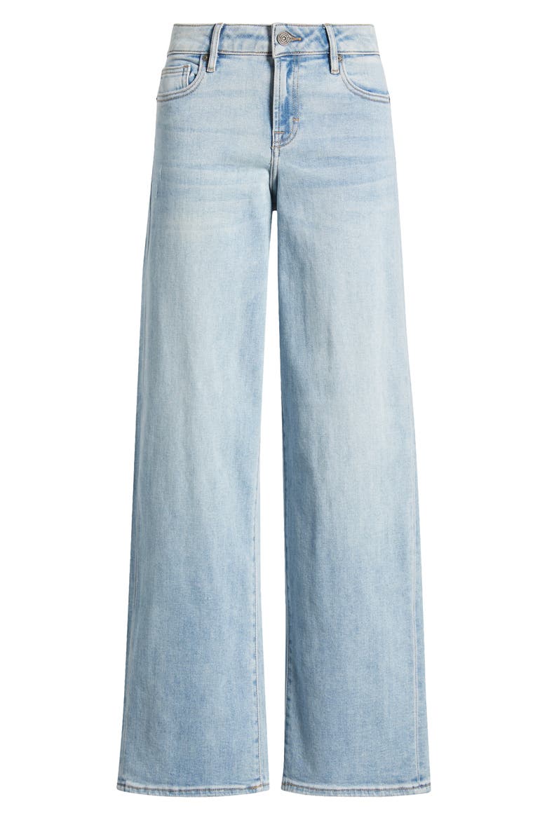 Clean Low Rise Wide Leg Dad Jeans, Alternate, color, LIGHT WASH