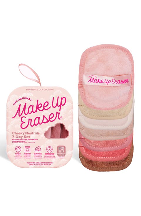 Neutral 7-Day MakeUp Eraser Set with Laundry Bag