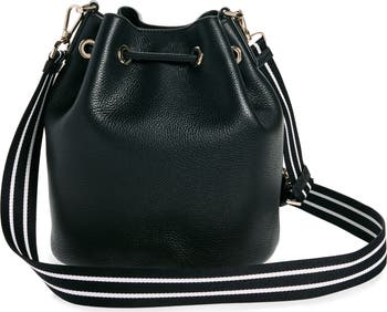 rosie leather bucket bag
