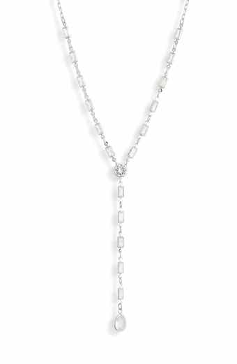 NORDSTROM RACK Cubic Zirconia Y-Necklace