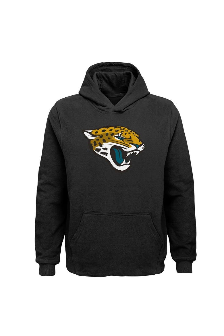 Youth Black Jacksonville Jaguars Team Logo Pullover Hoodie, Main, color, Black