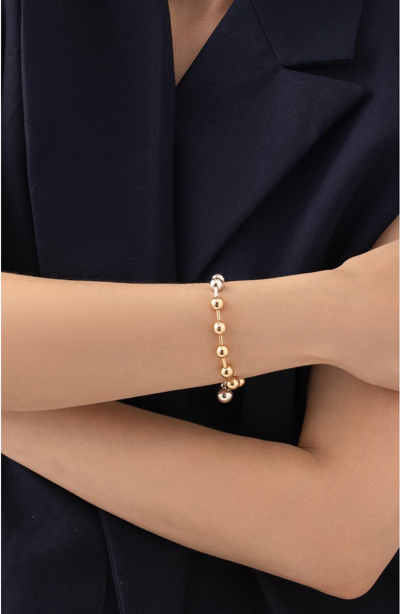 JENNY BIRD Celeste Faux Pearl & Bead Bracelet, Alternate, color, Two-Tone