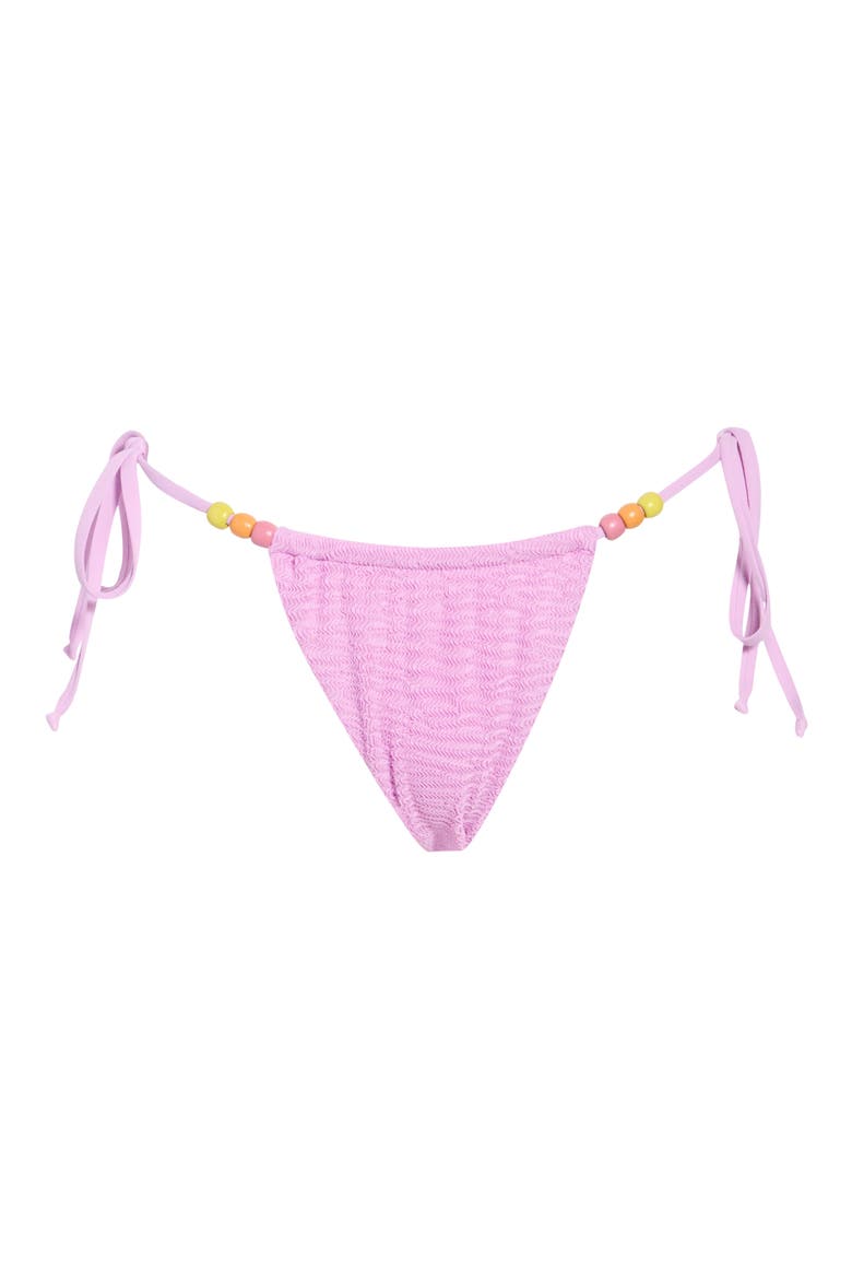 Bora Side Tie Bikini Bottoms, Alternate, color, BLOOM