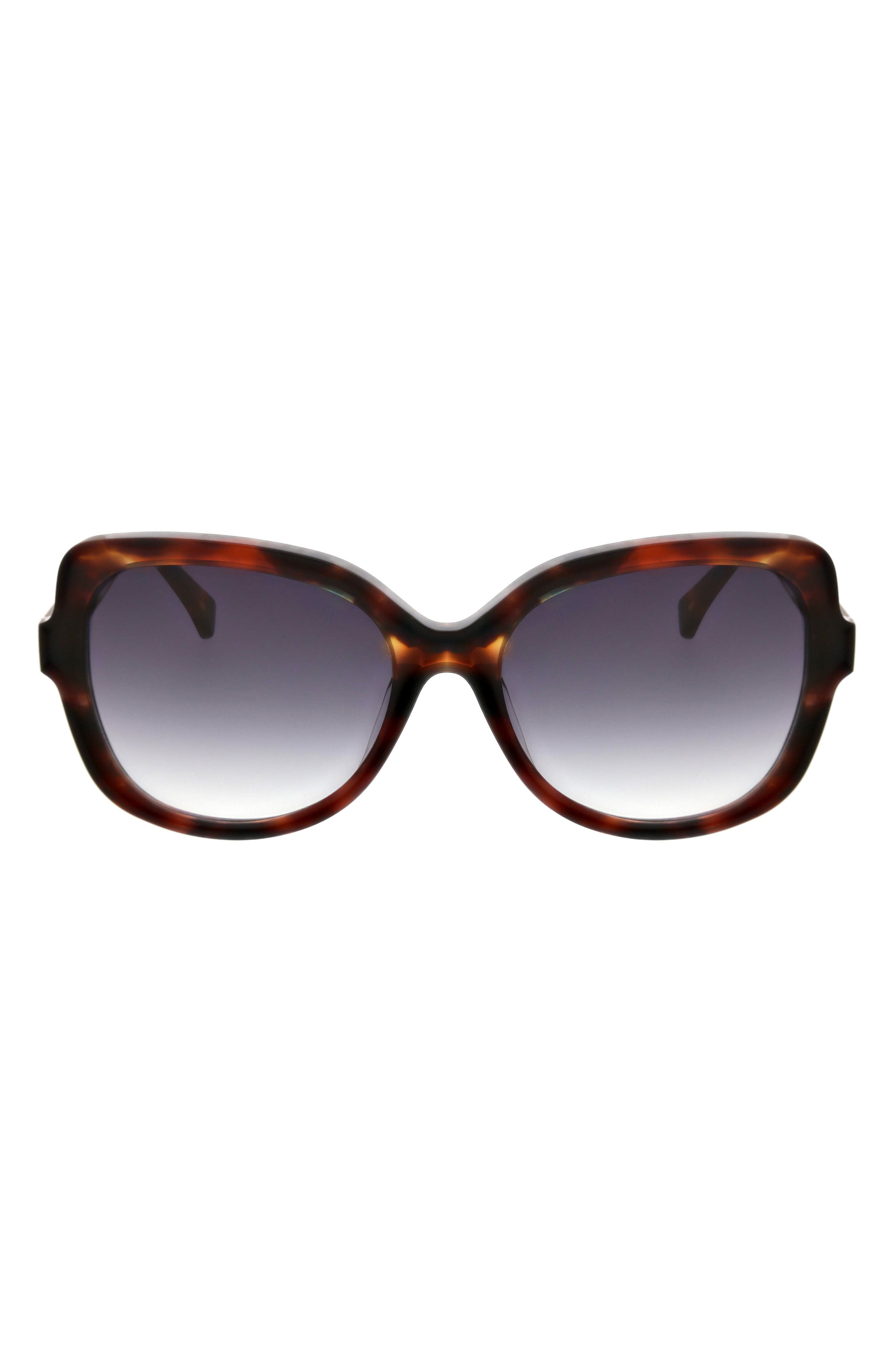 Oscar de la Renta 54mm Butterfly Sunglasses