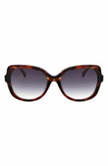 Oscar de la Renta 54mm Butterfly Sunglasses