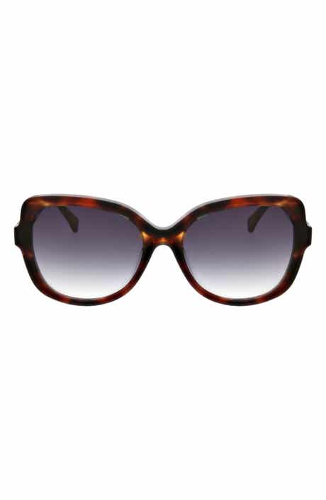 Oscar de la Renta 54mm Butterfly Sunglasses