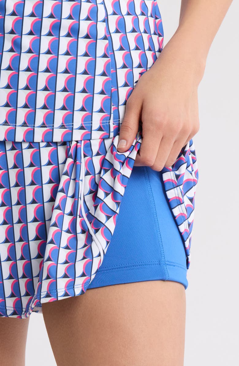 Original Penguin Geo Flounce Tennis Skort, Alternate, color, 