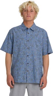 Quiksilver Waterman Flower Field WM SS Short Sleeve Shirt