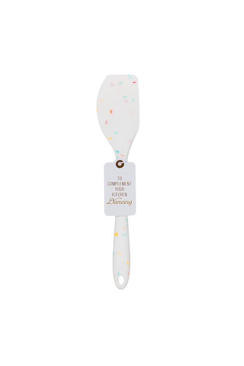 Kitchen Party Confetti Spatula Rubber White, Main, color, White