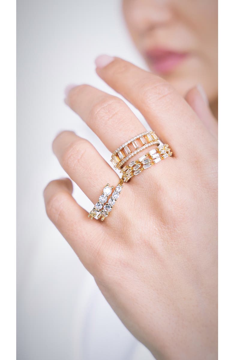 Mazin Jewels Diana Ring, Alternate, color, Silver