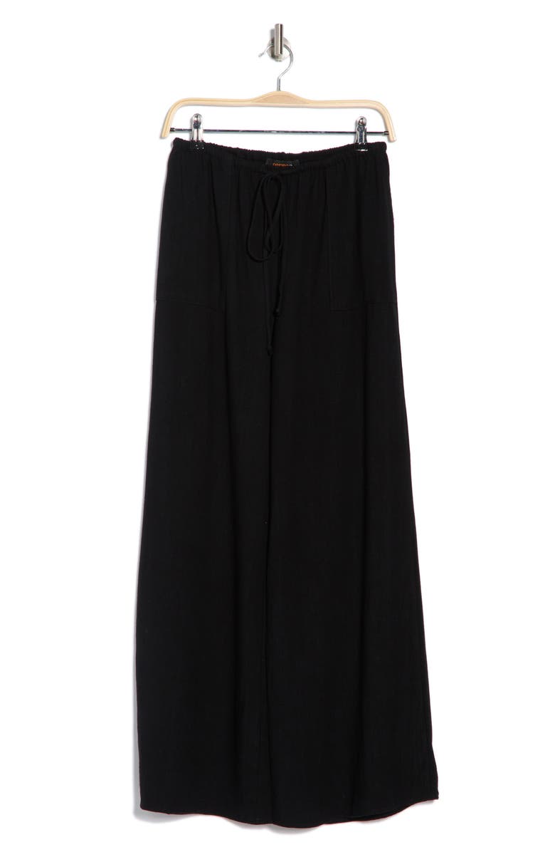 Renee C Relaxed Fit Drawstring Pants, Alternate, color, Black