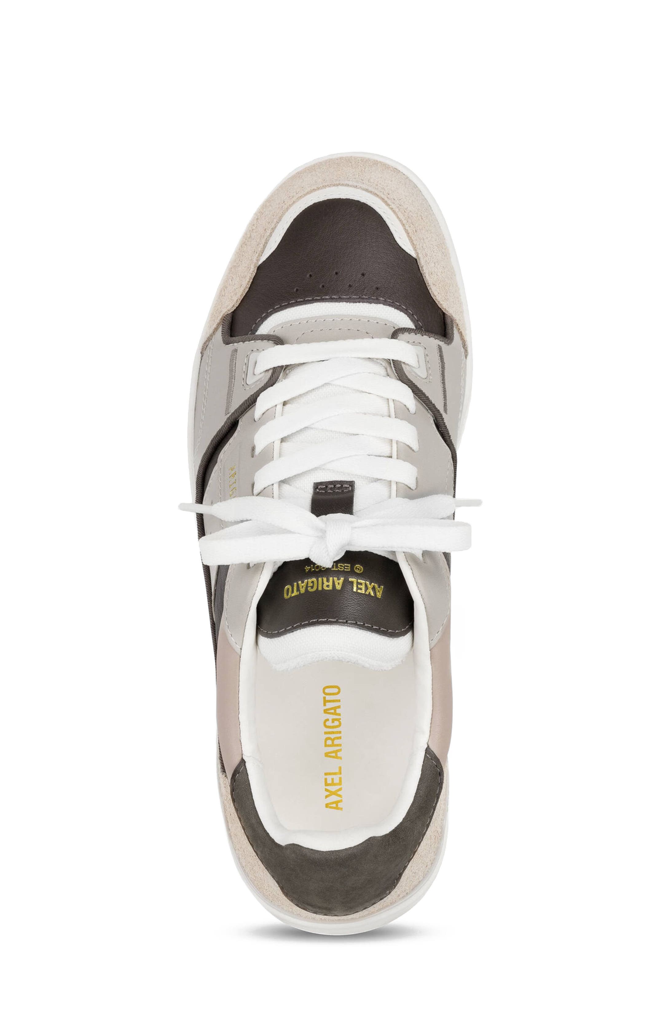 Axel Arigato Clay Sneaker, Alternate, color, Beige/Dark Brown