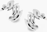 YOJ Lifter Mini Earrings in Silver