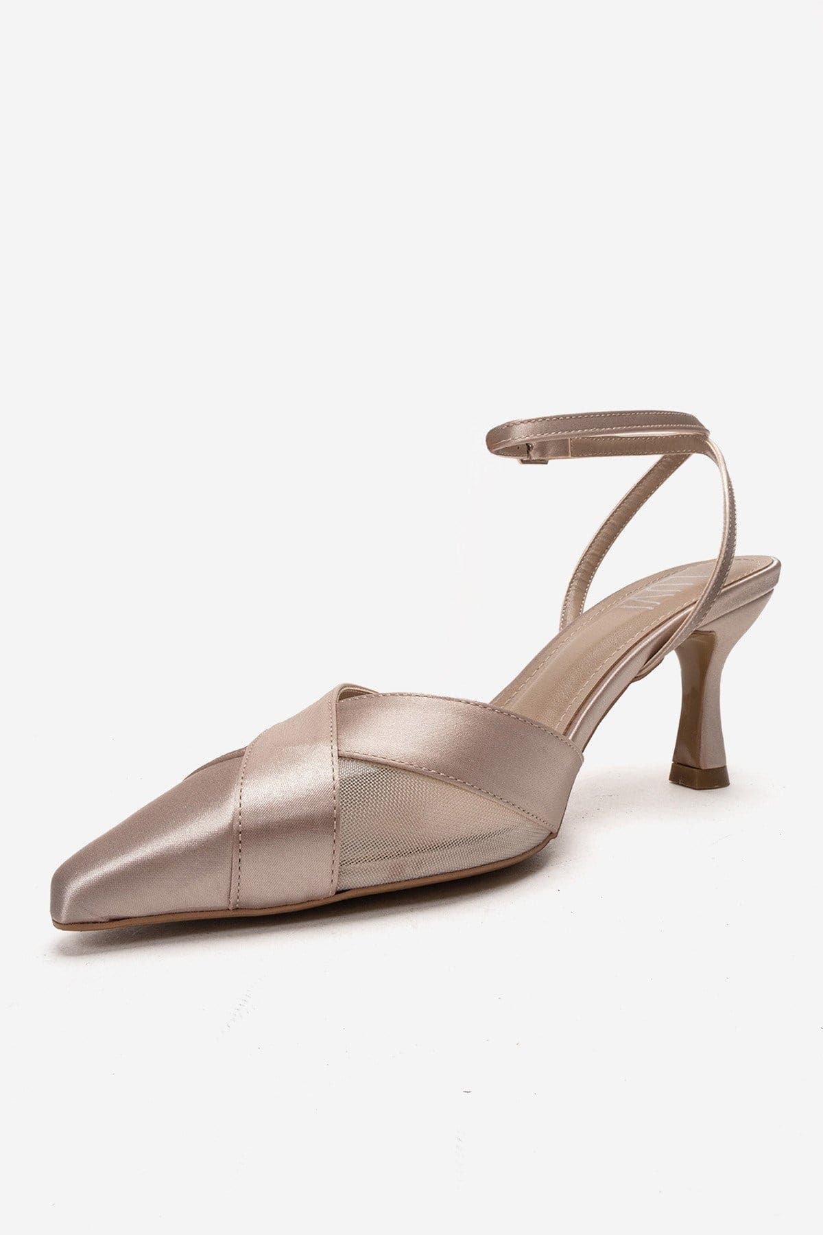 Estela Stiletto Pump, Alternate, color, Beige Satin