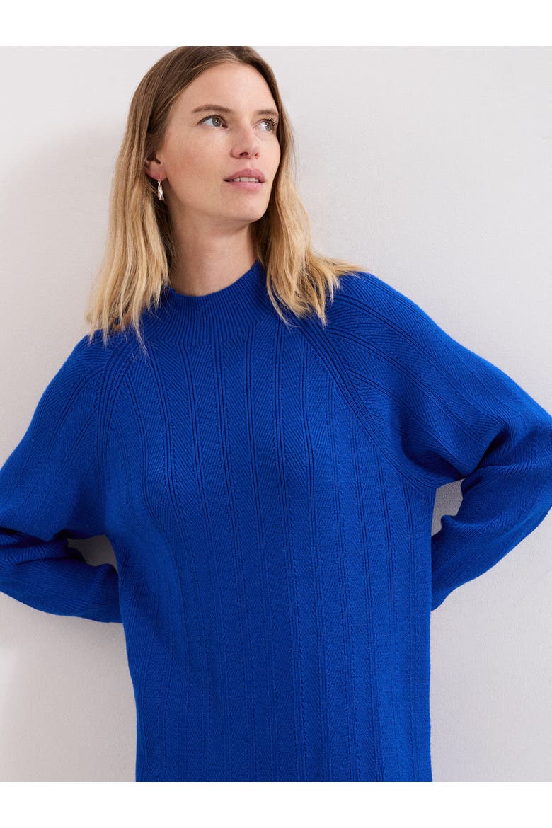 Eleana Textured Dress, Alternate, color, Blue