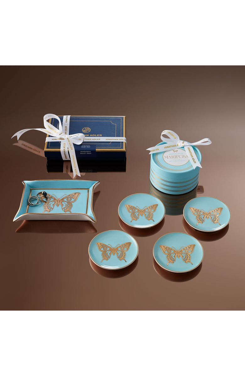 Jonathan Adler Mariposa Coaster Set, Alternate, color, 