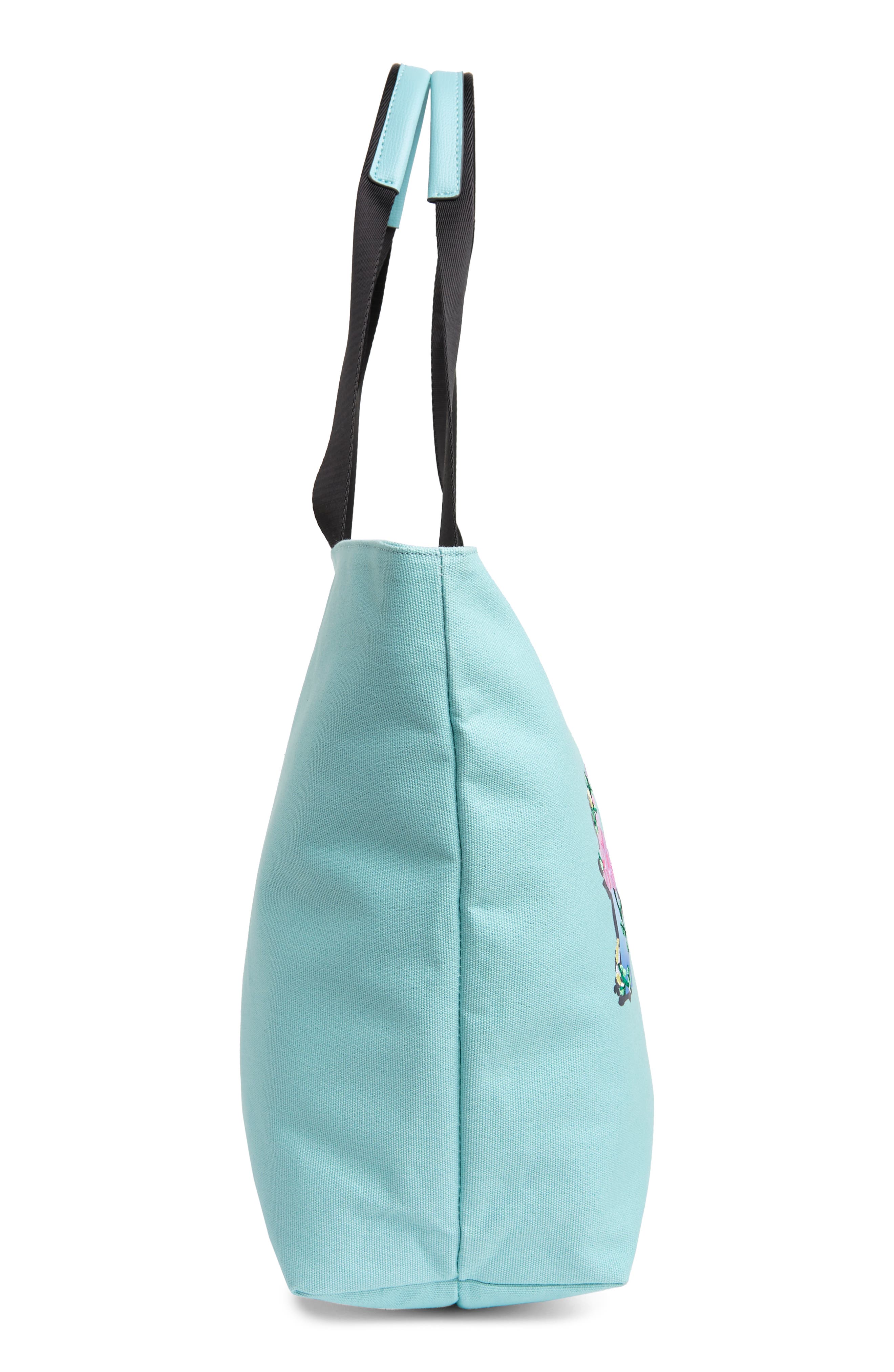Kristen Tote Bag, Alternate, color, AQUA
