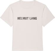 Helmut Lang Check Logo Graphic T-Shirt