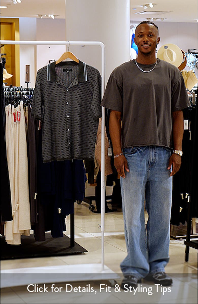 Harvey Cross Stitch Camp Shirt, sales video thumbnail