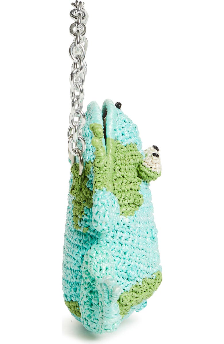 Collina Strada Frog Raffia Bag, Alternate, color,