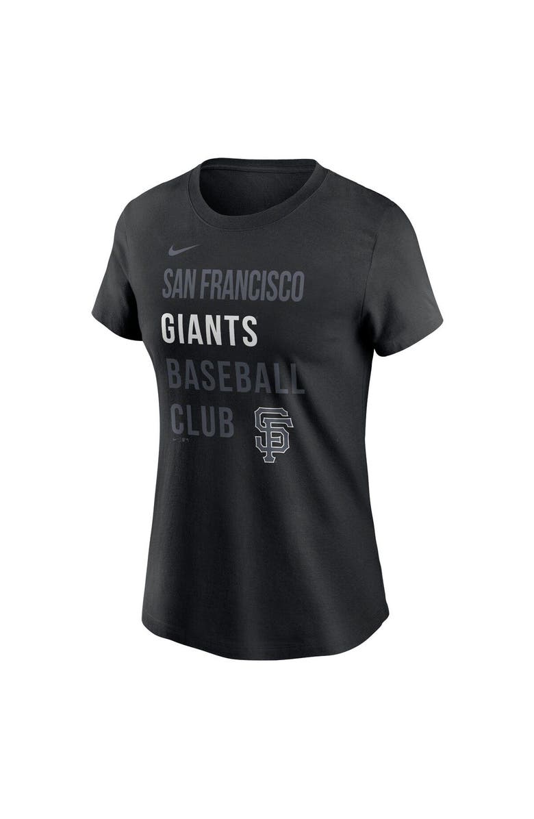 Nike Women's Nike Black San Francisco Giants Baseball Club T-Shirt, Alternate, color, 