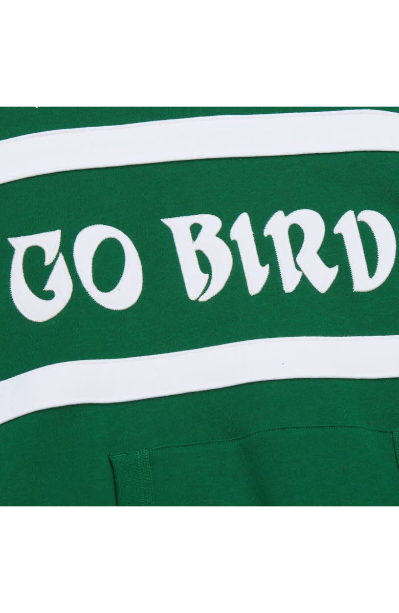 Mitchell & Ness Men's  Kelly Green Philadelphia Eagles Vintage Logo Head Coach Fleece Pullover Hoodie, Alternate, color, 