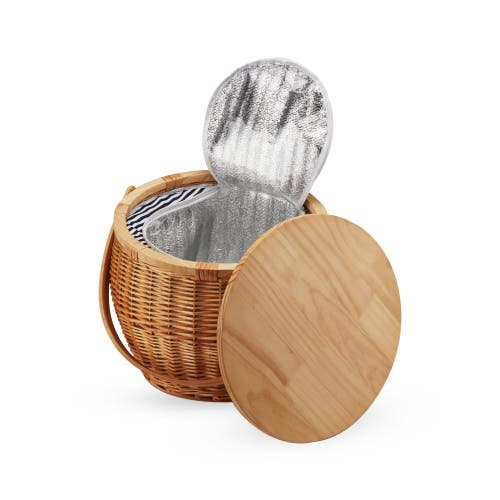 Twine Cask Willow Picnic Basket In Brown