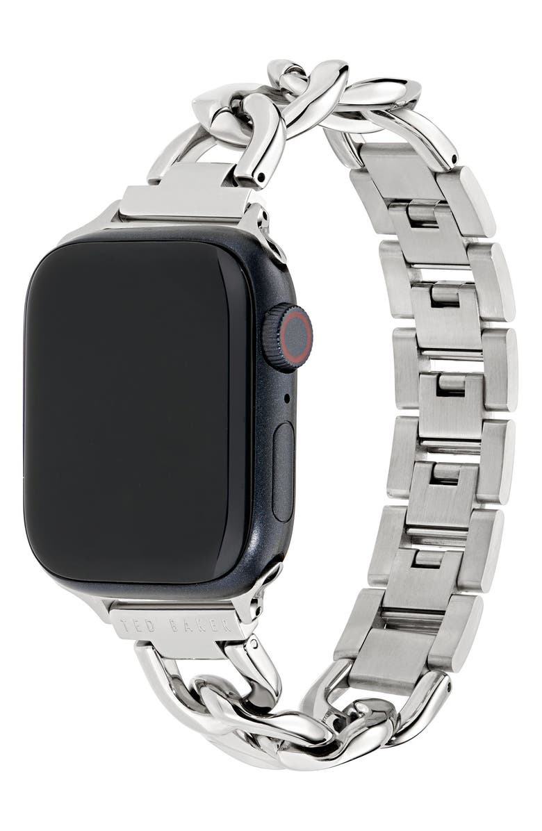 Ted Baker 18mm Apple Watch<sup>®</sup> Watchband, Alternate, color, Stainless Steel