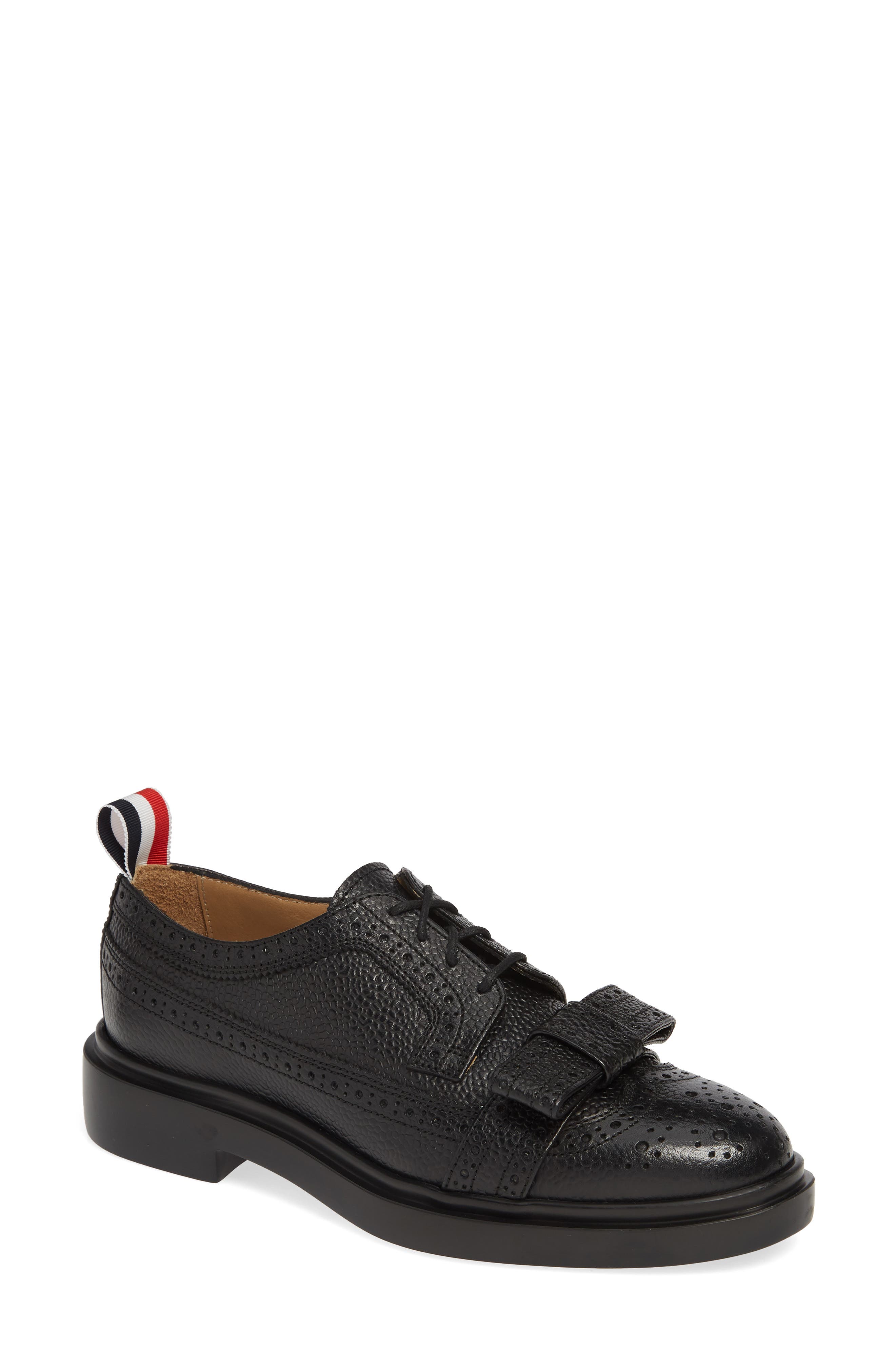 Thom Browne Bow Brogued Oxford, Main, color, 