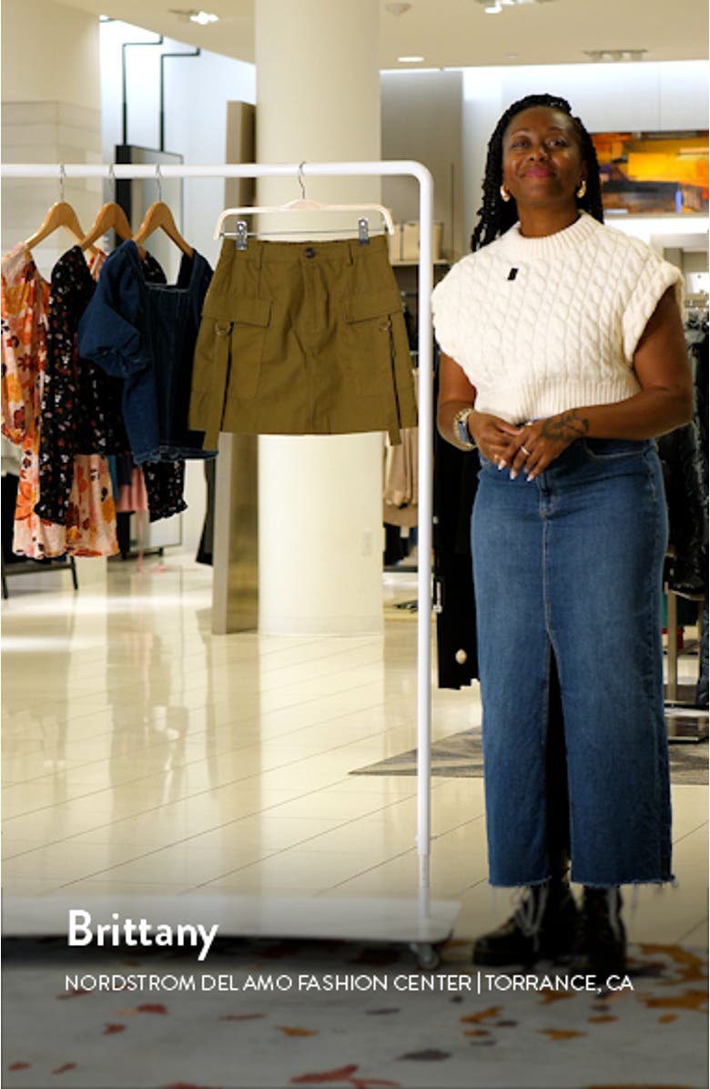 Kids' Cotton Cargo Skirt, sales video thumbnail