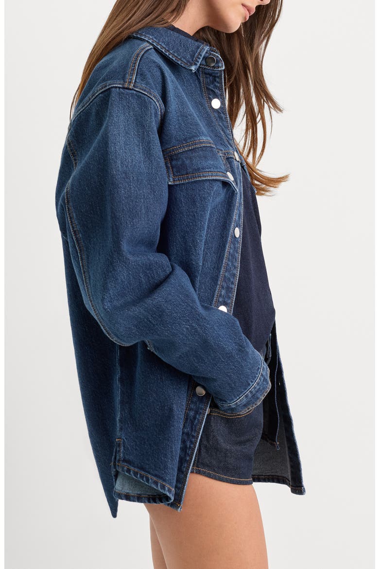 The Denim Overshirt, Alternate, color, INDIGO1339