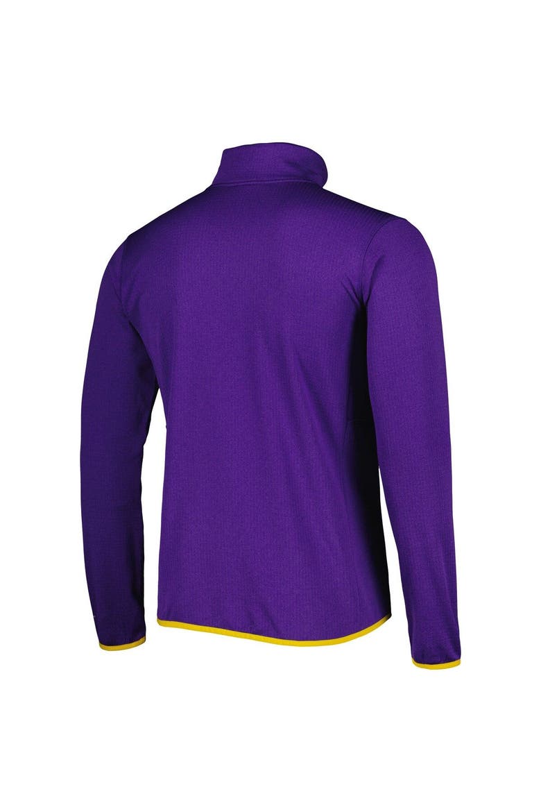 Men's Columbia Purple LSU Tigers Park View Omni-Wick Half-Zip Top, Alternate, color, Purple